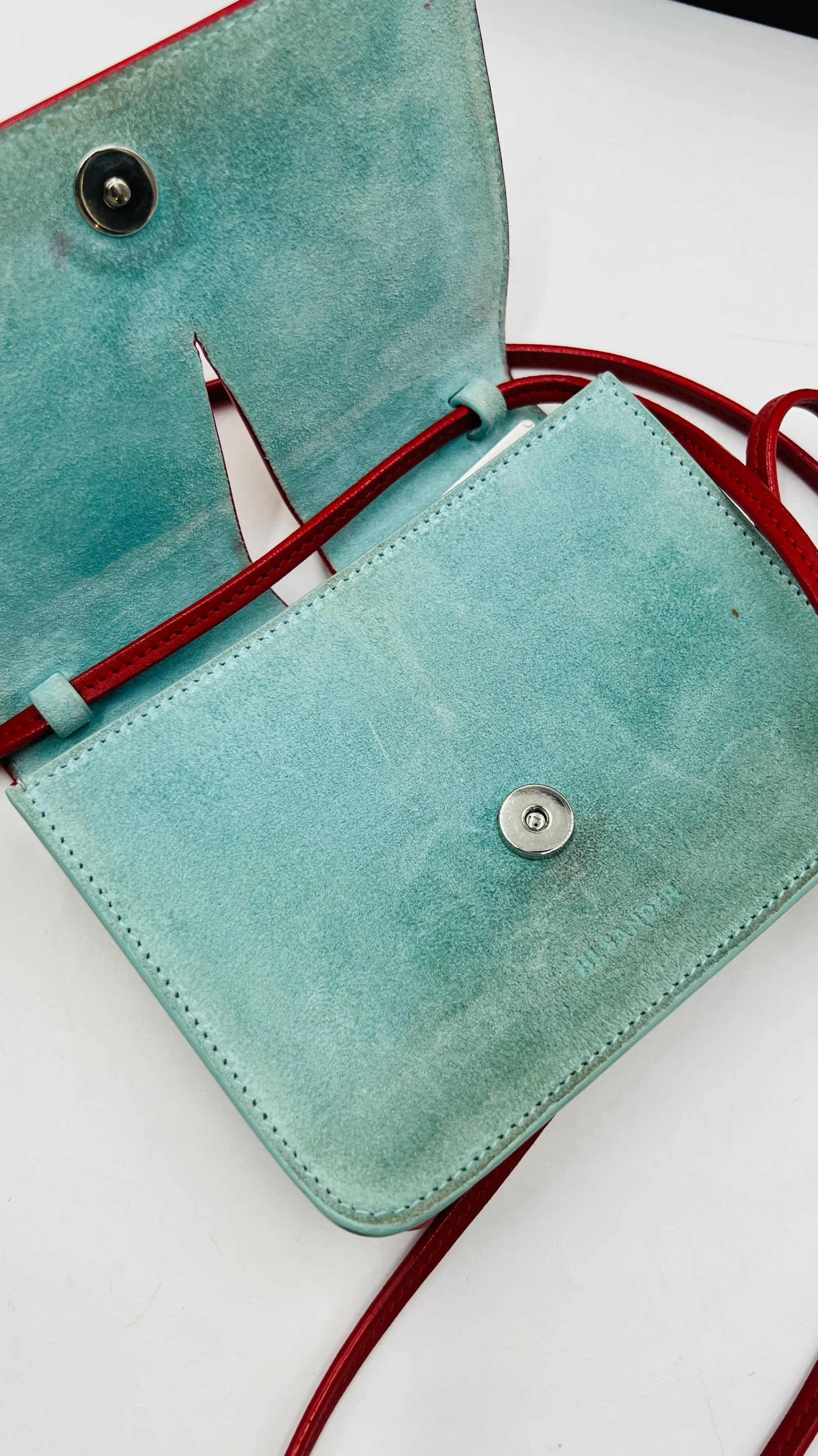 Jil Sander Borse>Mini borsa color block