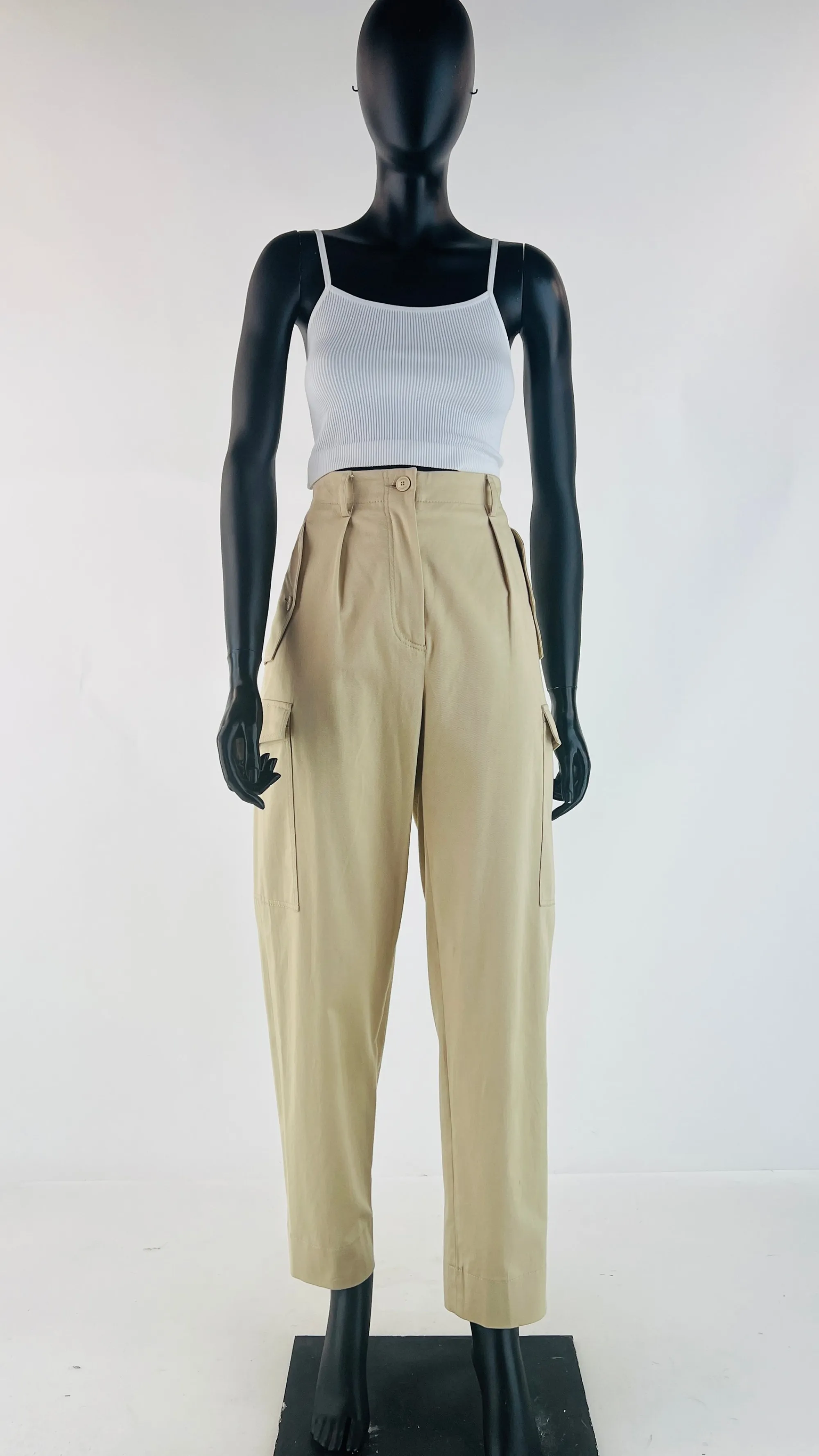 Donna ALBERTA FERRETTI Pantaloni E Shorts | Giallo/arancione/marrone/oro>Pantaloni cargo a vita alta