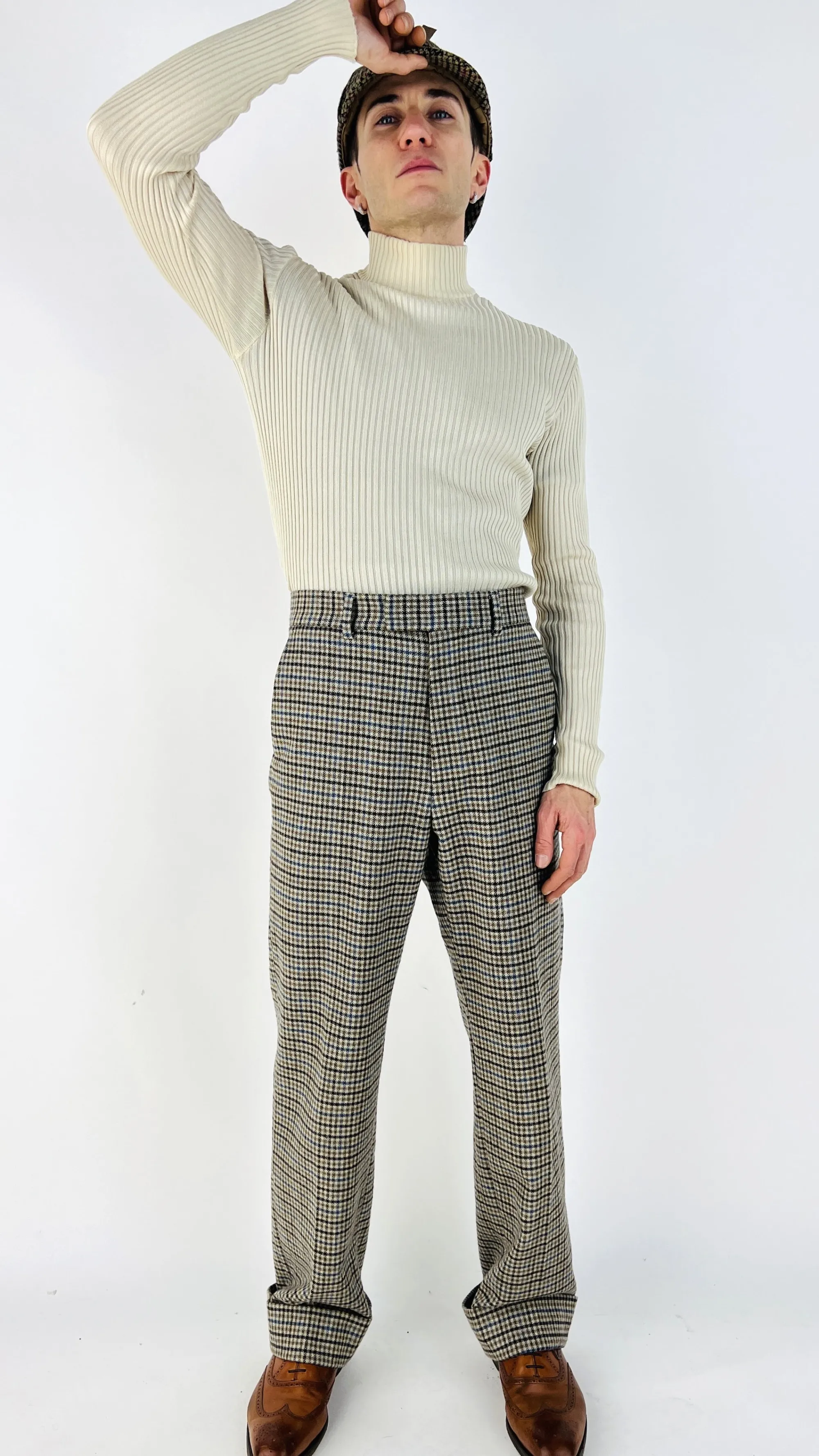 Uomo GUCCI Pantaloni | Collezione Uomo>Pantaloni micro check