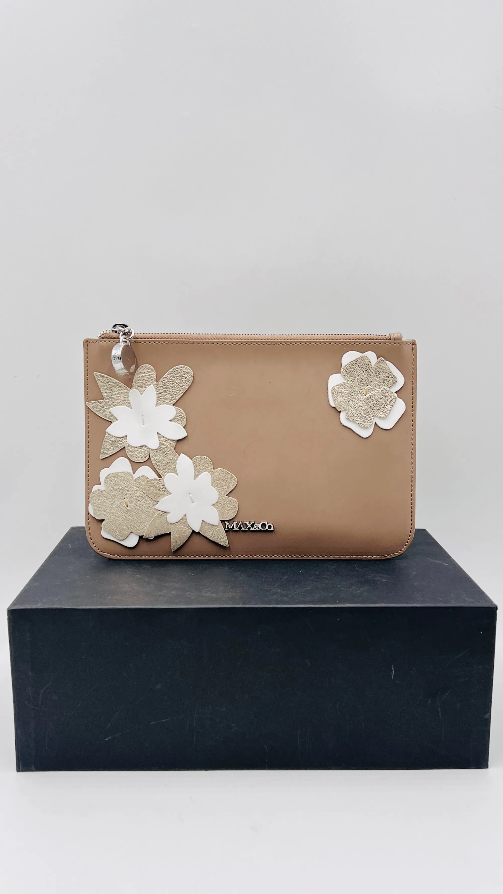 MAX u0026 CO Borse>Pochette con fiori applicati