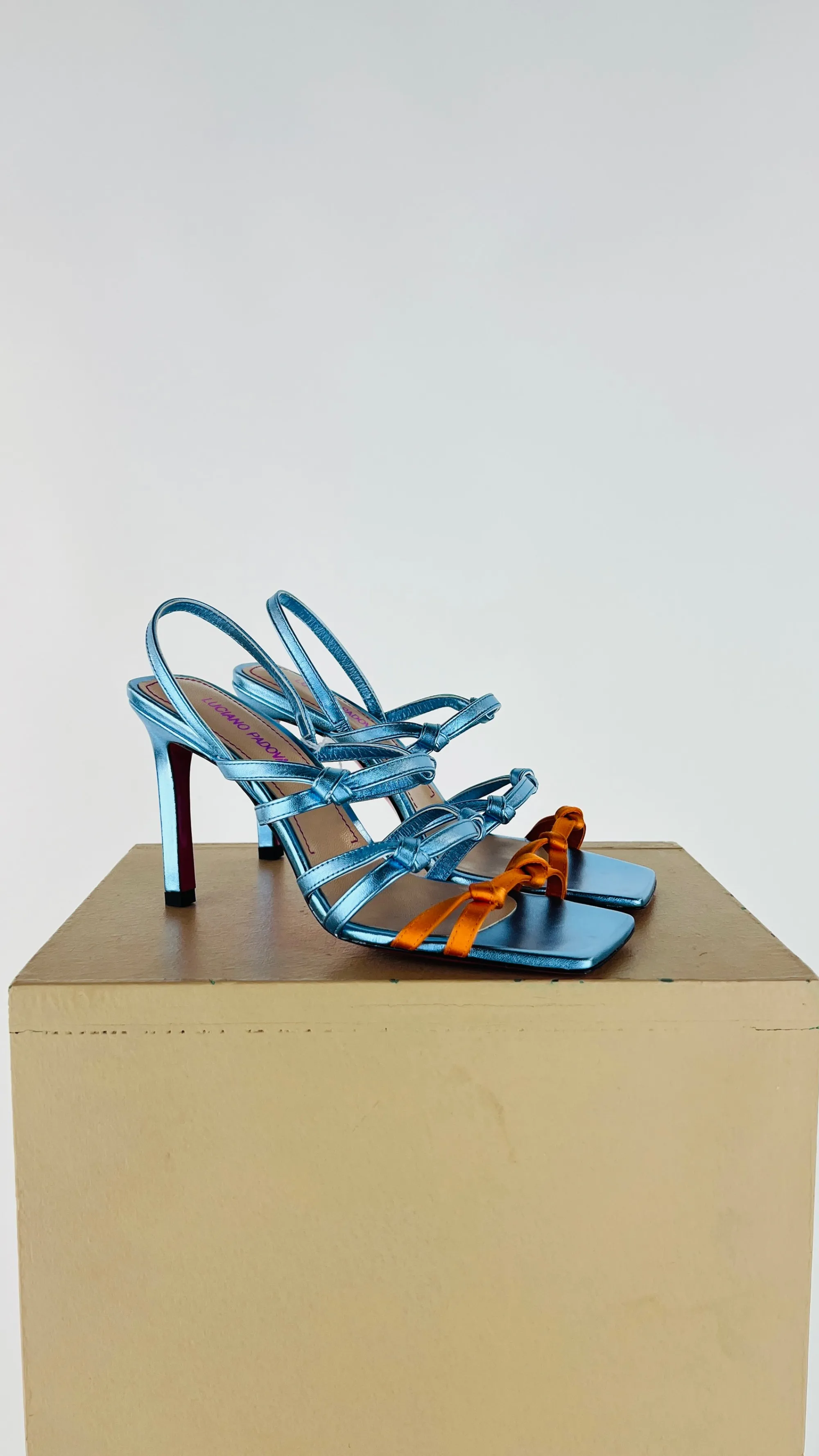 Luciano Padovan Scarpe>Sandali "Monica" bicolor con box