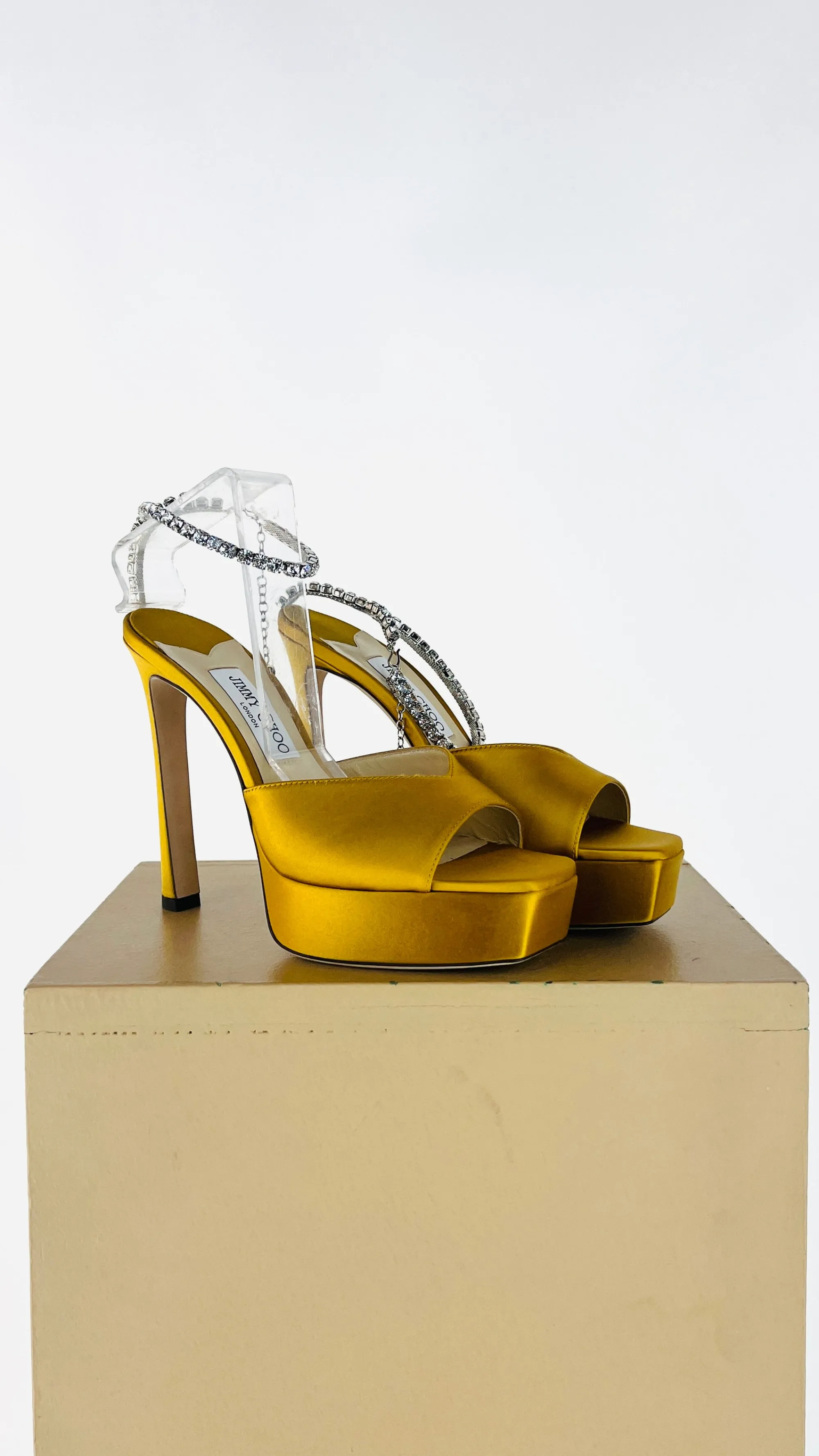 Donna Jimmy Choo Scarpe | Giallo/arancione/marrone/oro>Sandali platform "Saeda 125"