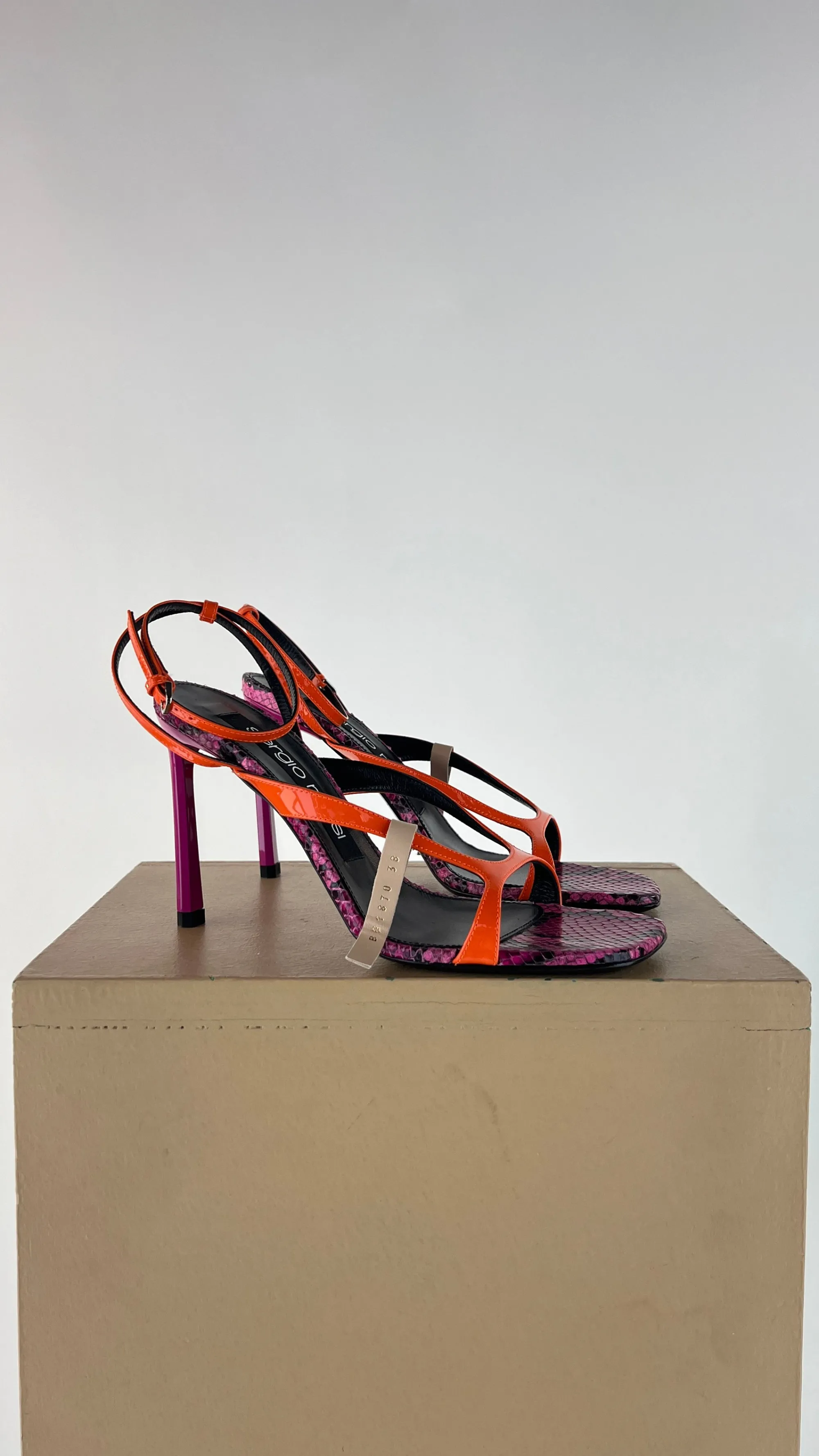 Donna SERGIO ROSSI Scarpe | Giallo/arancione/marrone/oro>Sandali "sr Aracne" S/S 2023