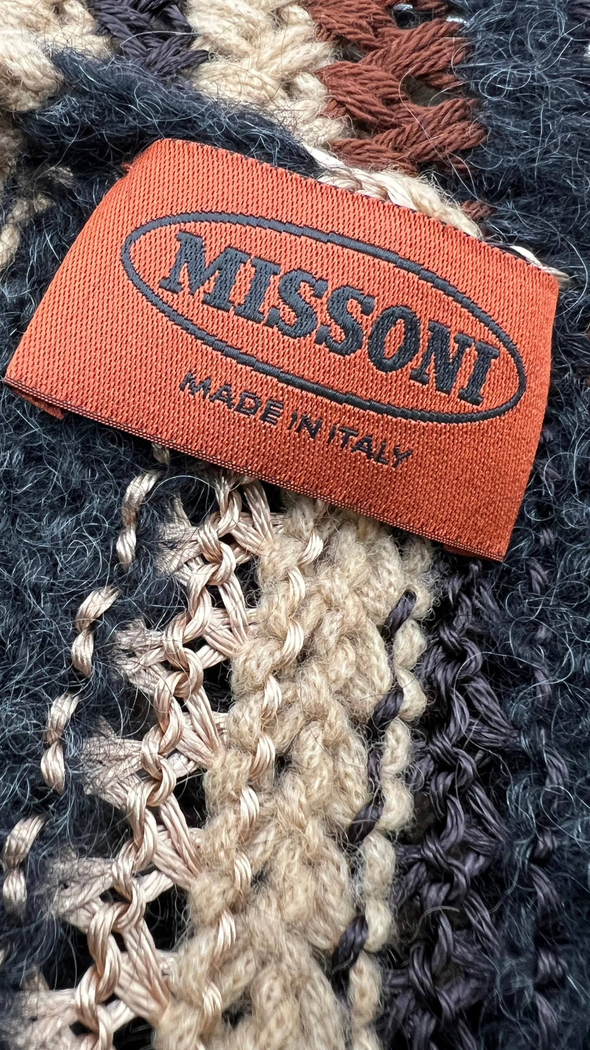 MISSONI Sciarpe E Cappelli>Sciarpa a righe con maxi frange