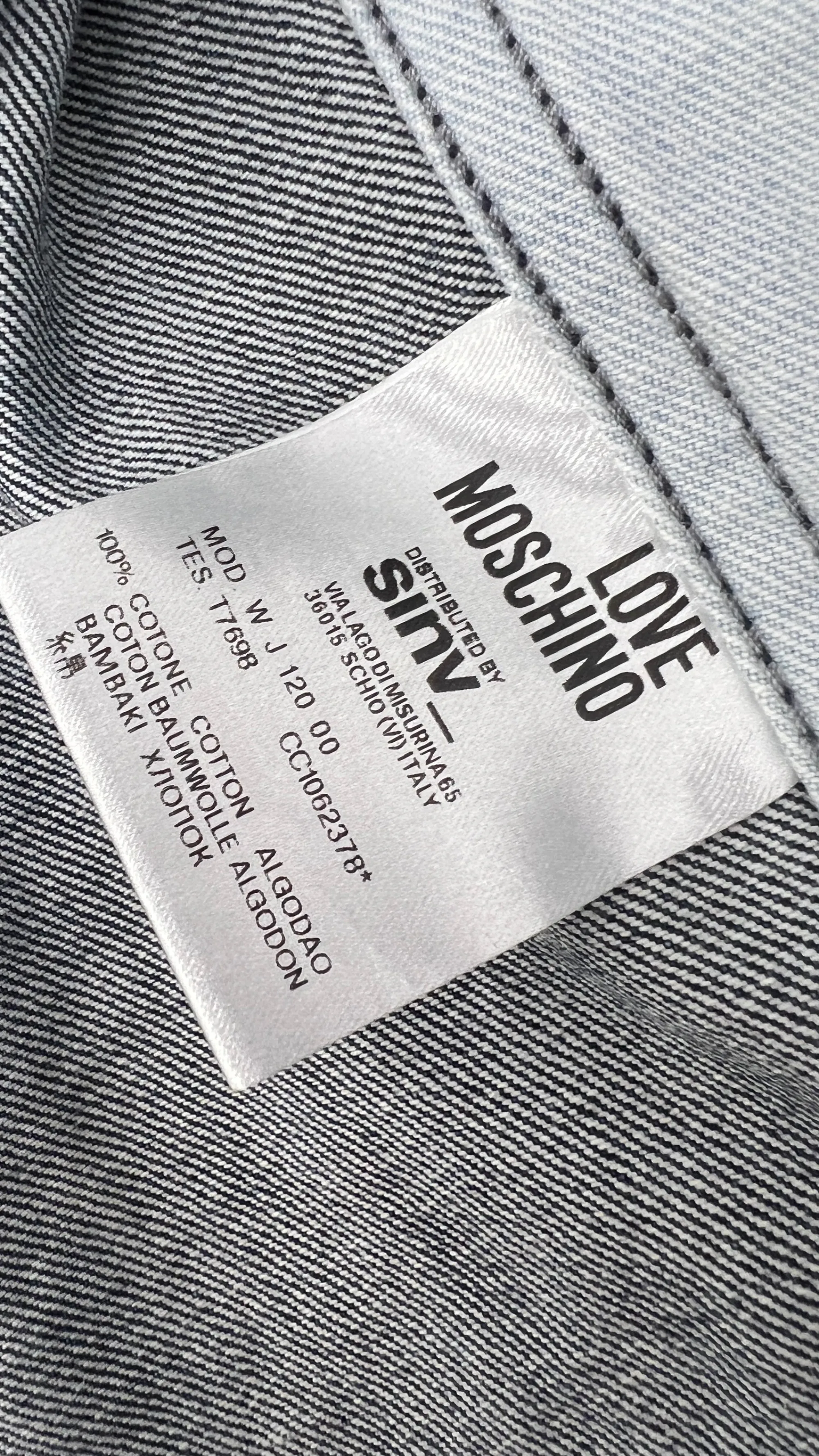 Donna Love Moschino Cappotti, Trench, Soprabiti | Giacche&piumini>Soprabito in denim color block