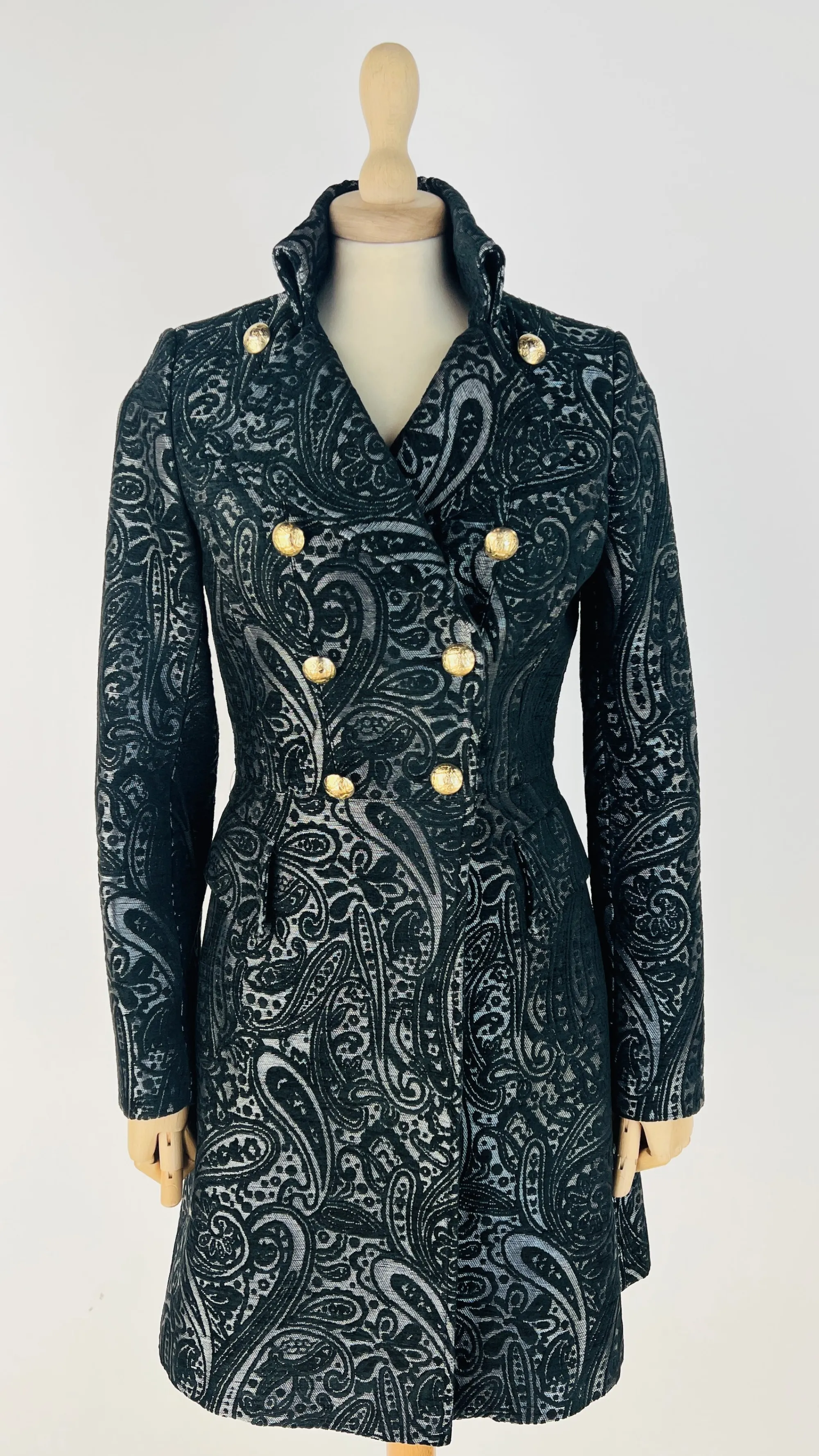 Donna SPACE couture Cappotti, Trench, Soprabiti | Fantasie>Soprabito paisley cangiante