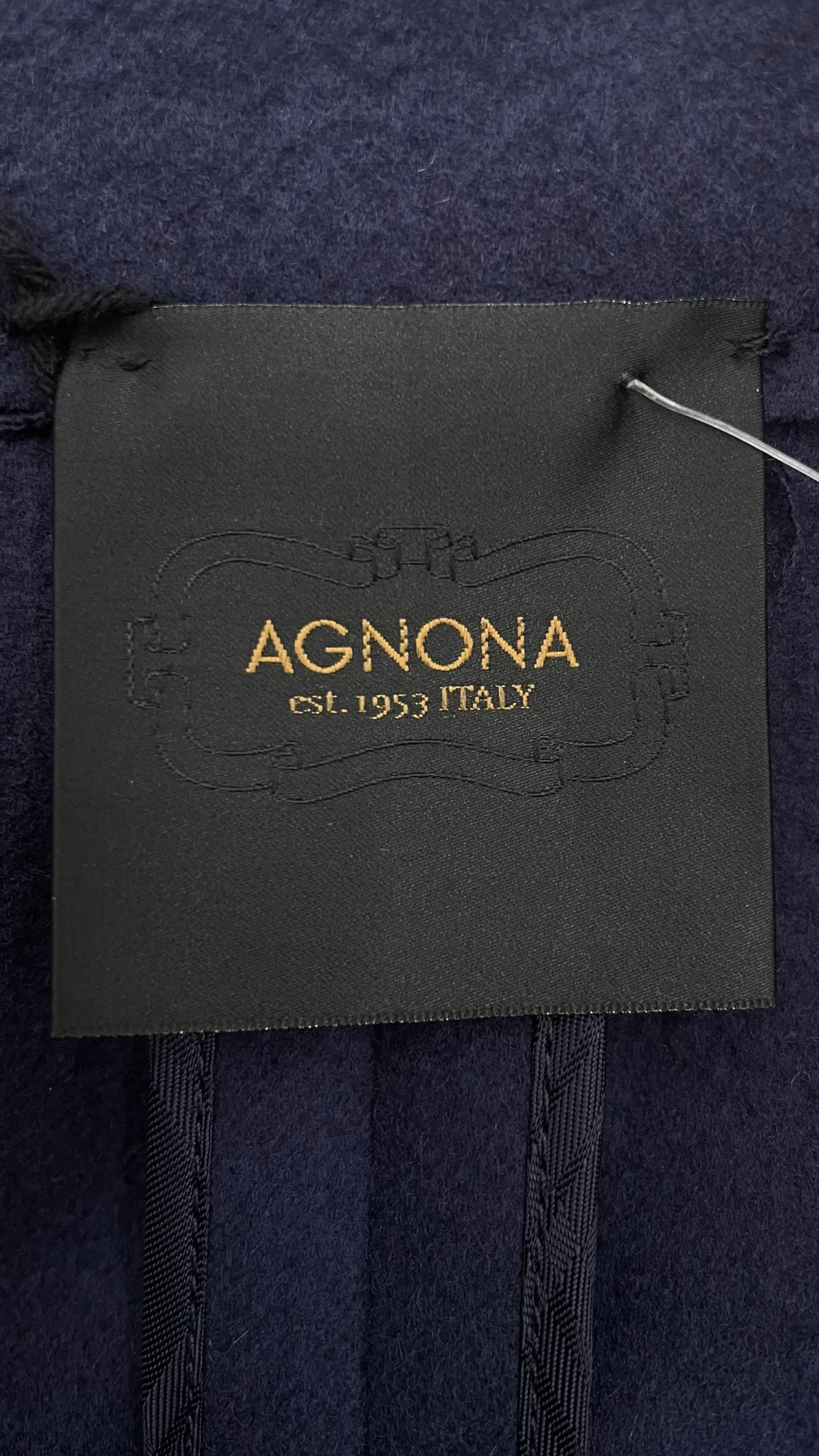 Donna AGNONA Cappotti, Trench, Soprabiti | Blu/azzurro/verde>Soprabito smanicato tagliovivo blu