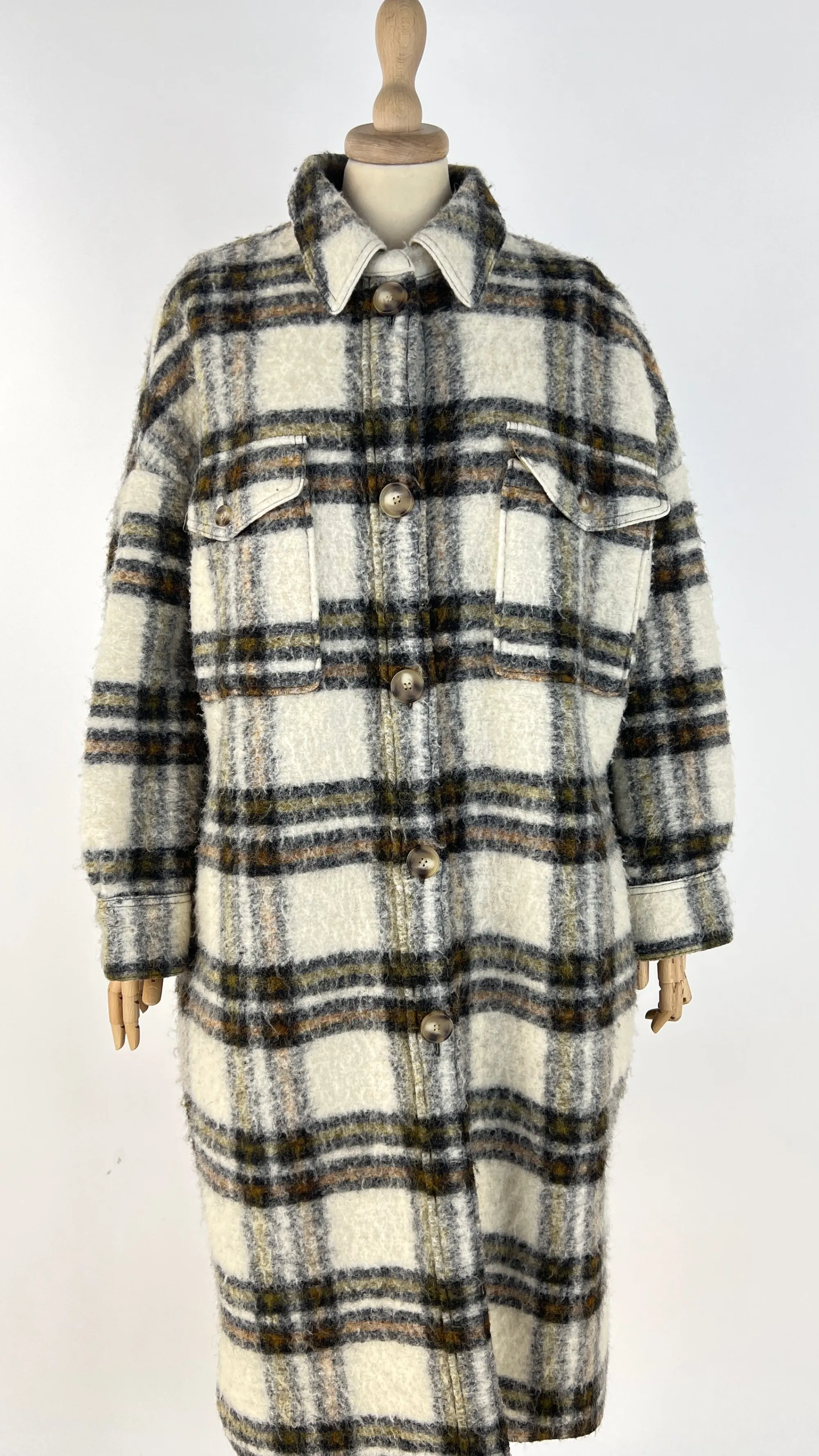 Donna Etoile by Isabel Marant Cappotti, Trench, Soprabiti | Fantasie>Soprabito tartan garzato