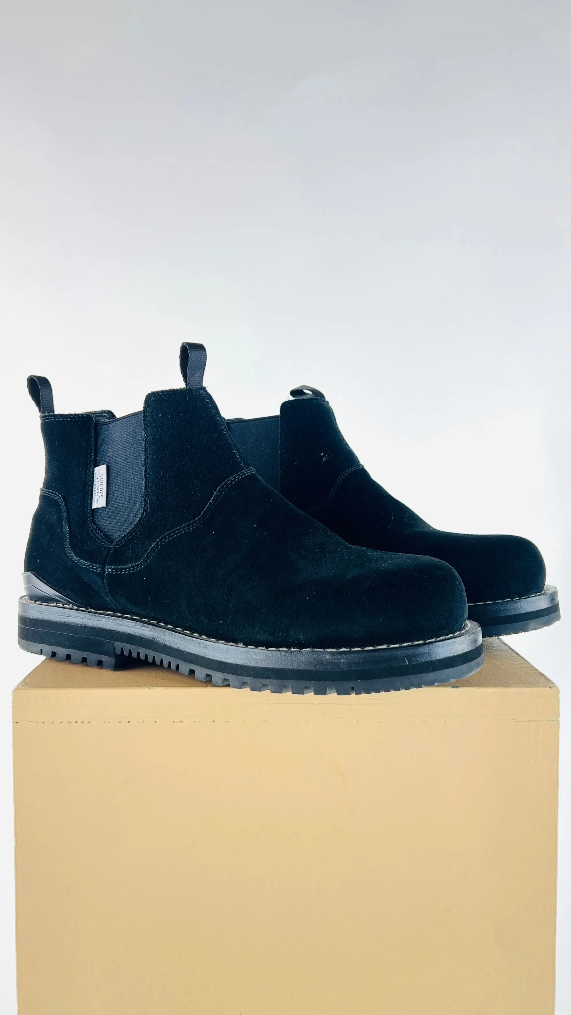 Uomo Suicoke Collezione Uomo>Stivaletti Chelsea in suede