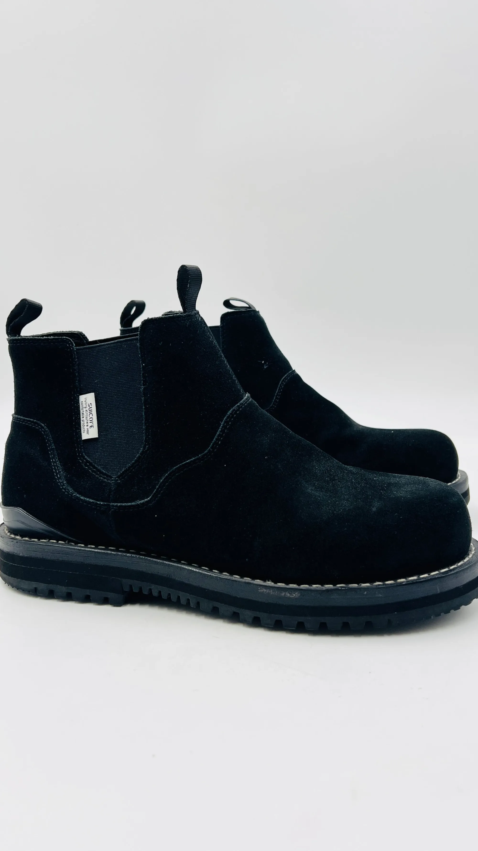 Uomo Suicoke Collezione Uomo>Stivaletti Chelsea in suede