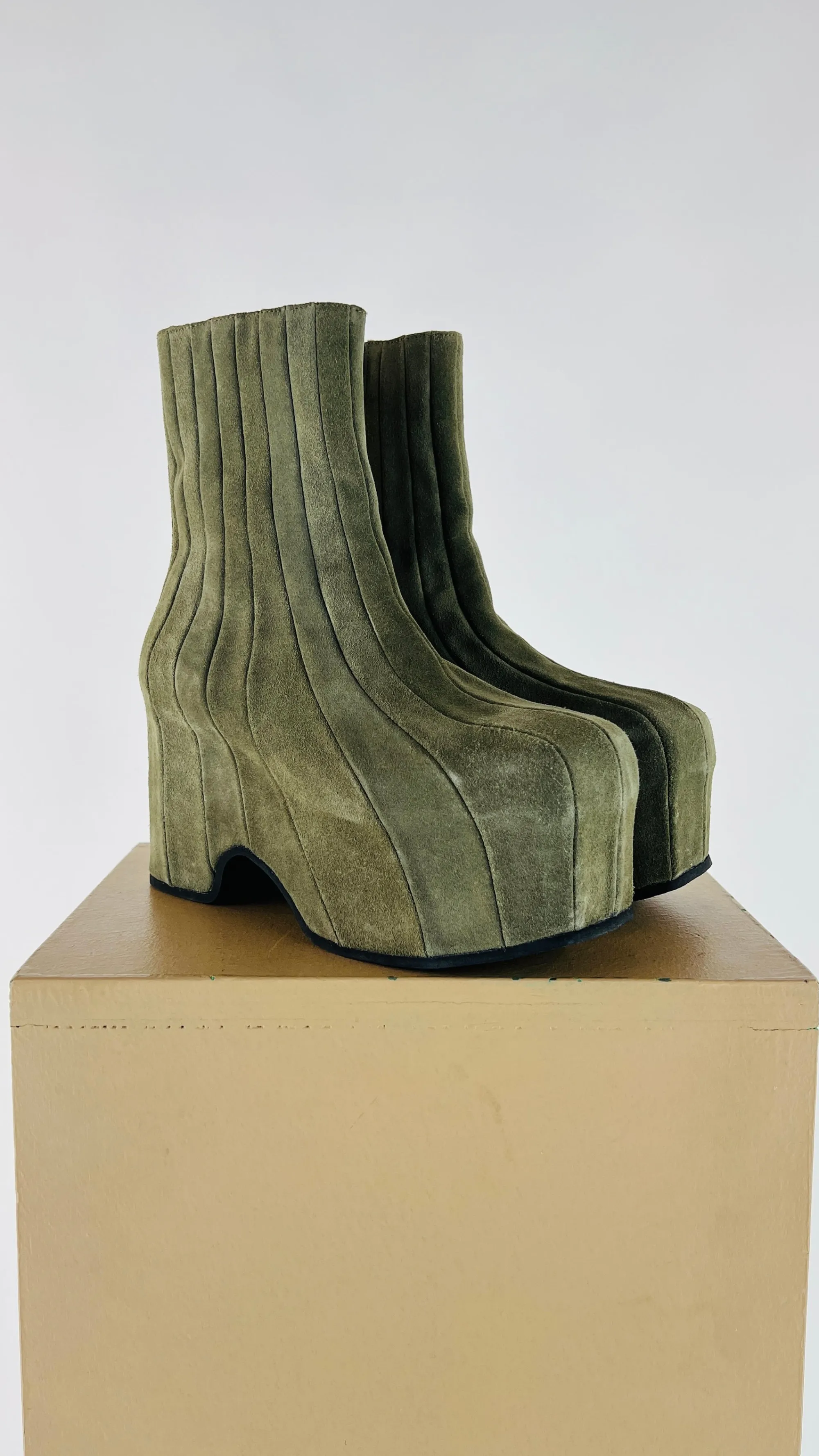 Donna Ekhaus latta Scarpe | Blu/azzurro/verde>Stivali platform a pannelli