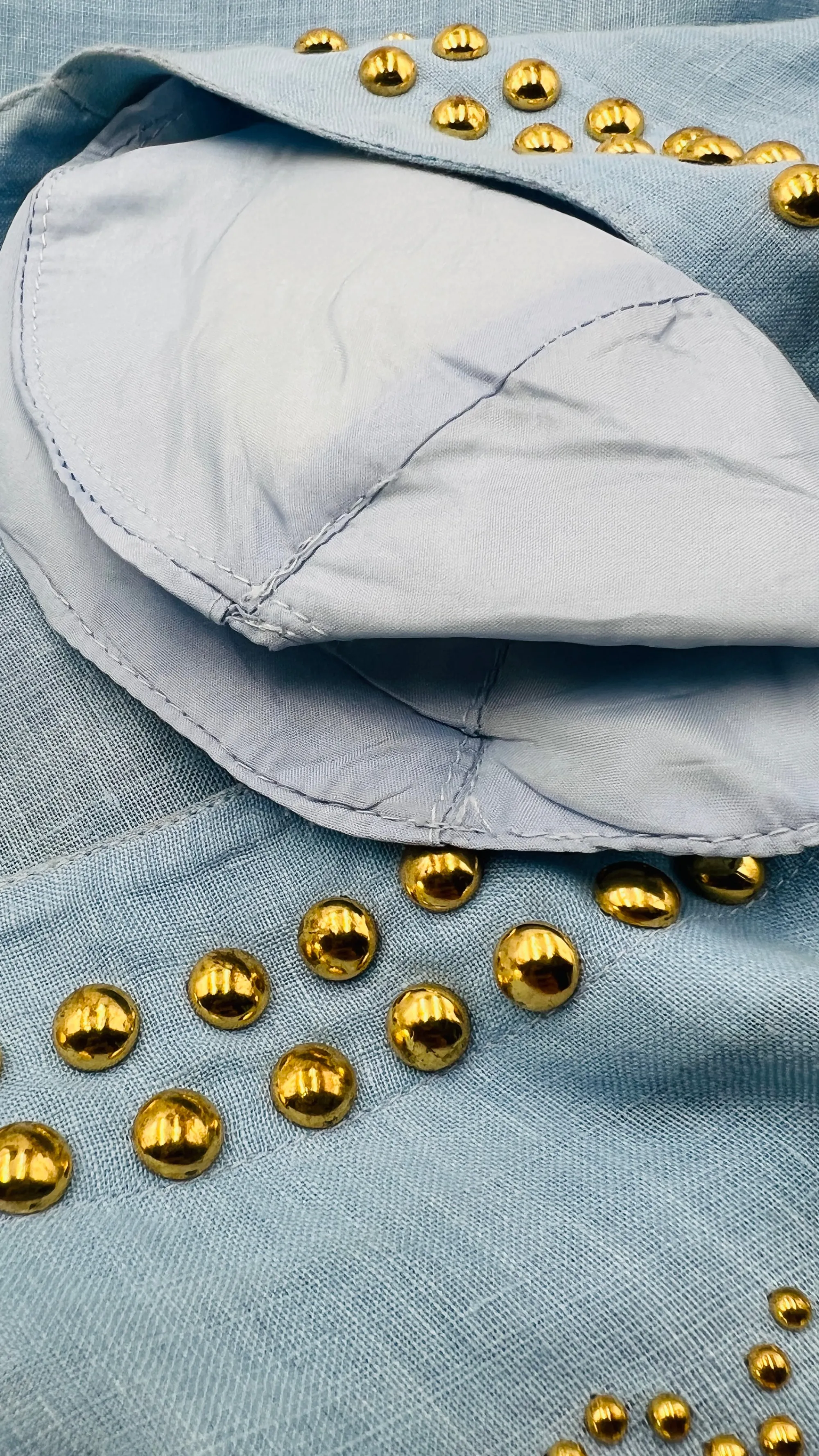 Donna Fontana Couture T-shirts E Bluse>Top vintage con borchie