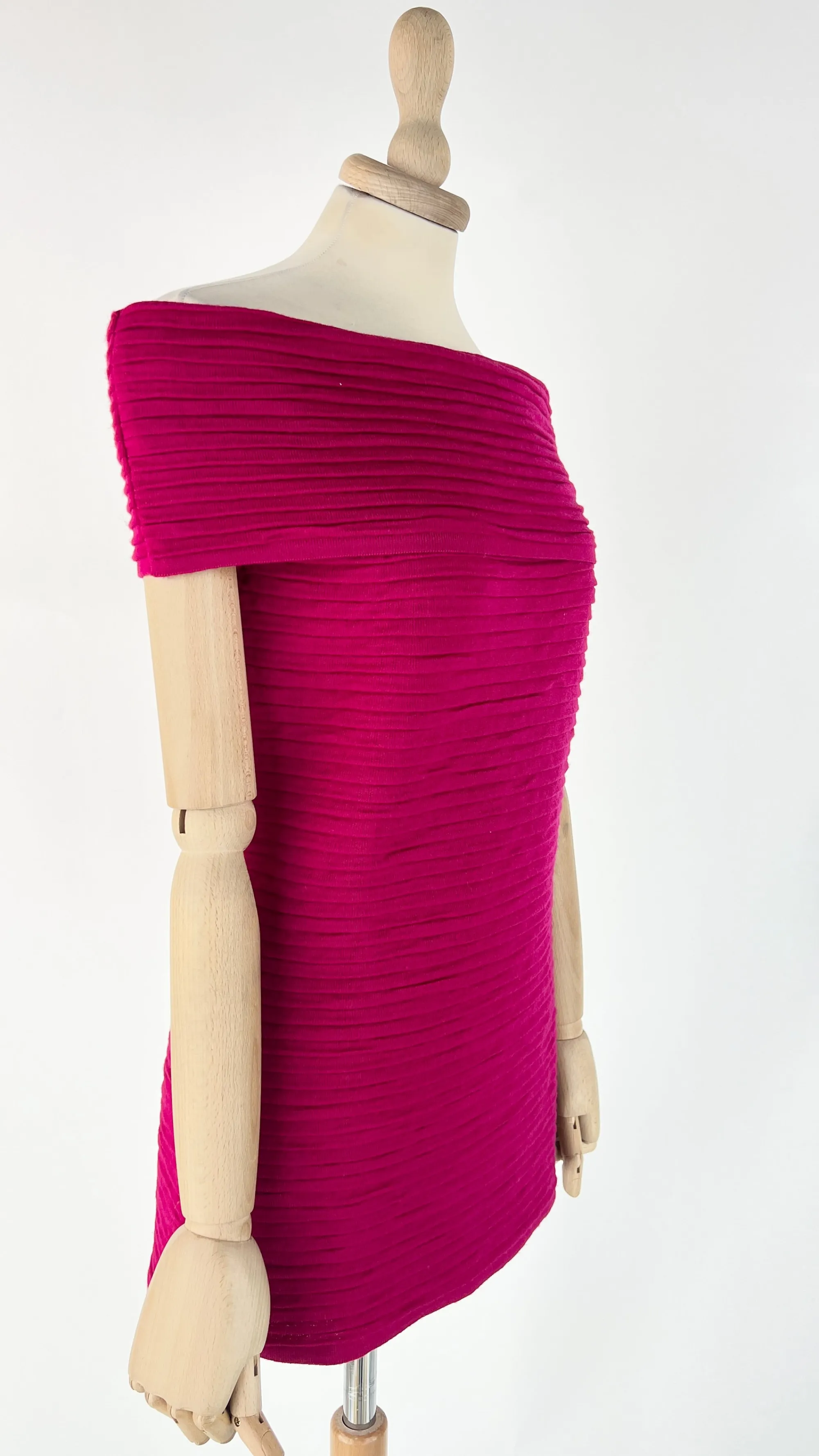 Donna Valentino studio Tops E Smanicati | Rosso/rosa/viola>Top vintage off-shoulders a pieghe