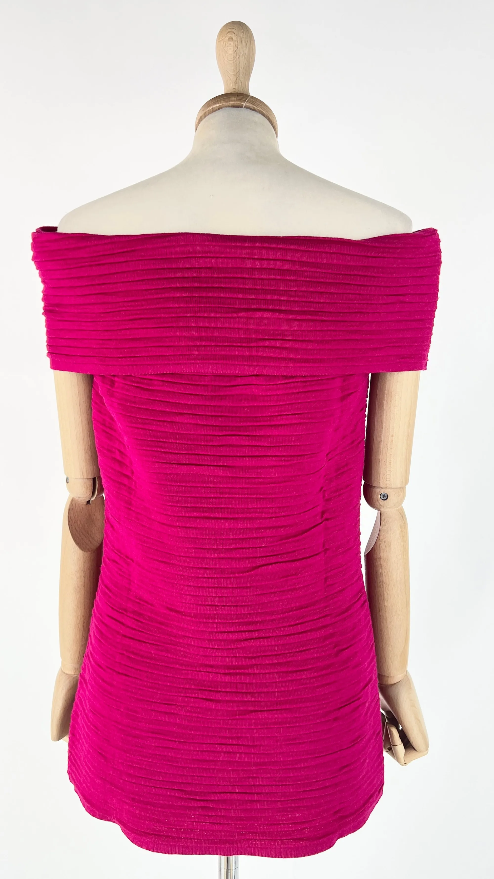 Donna Valentino studio Tops E Smanicati | Rosso/rosa/viola>Top vintage off-shoulders a pieghe