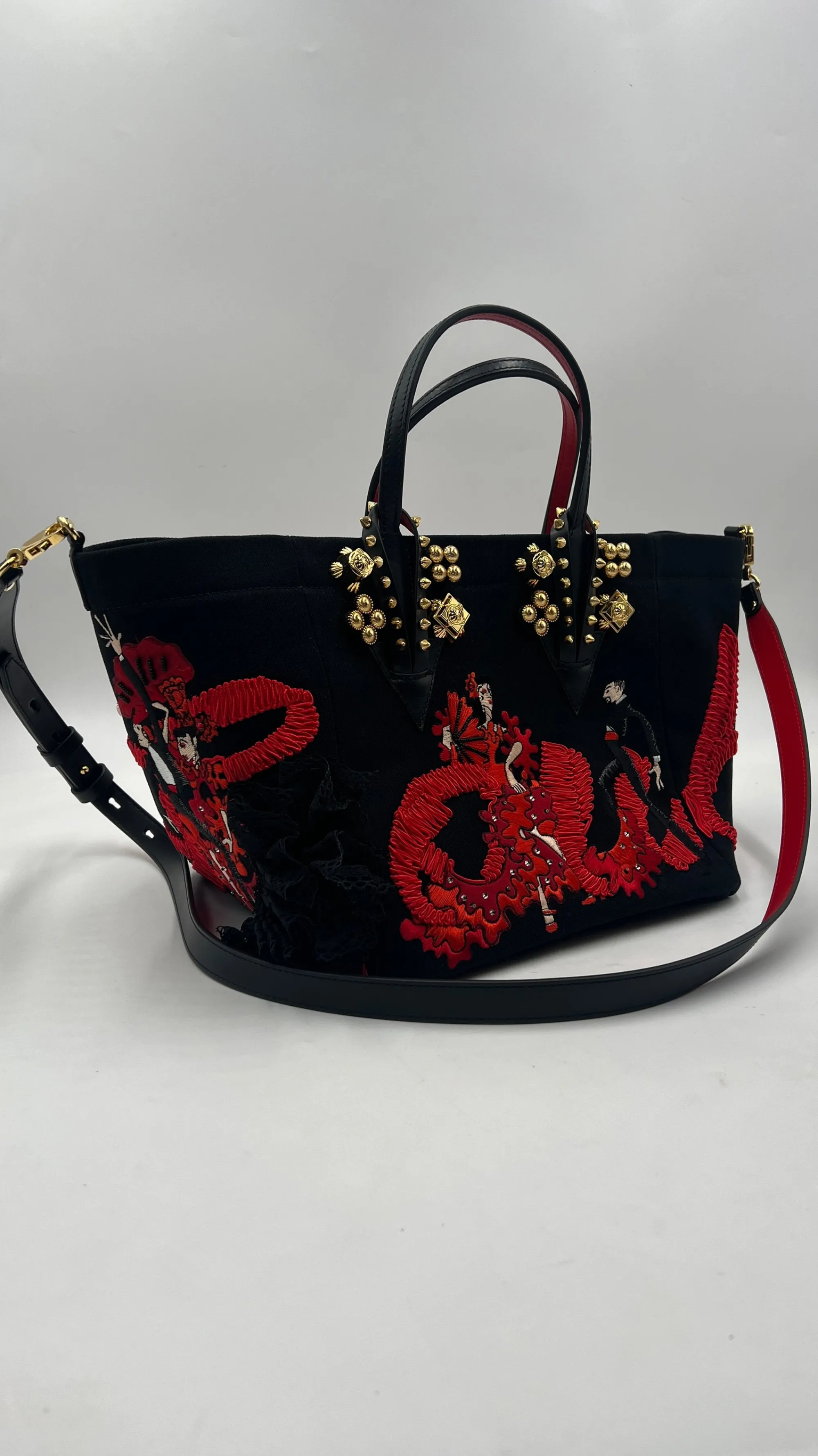 Donna Christian Louboutin Borse | Fantasie>Tote bag "Flamencaba Small"