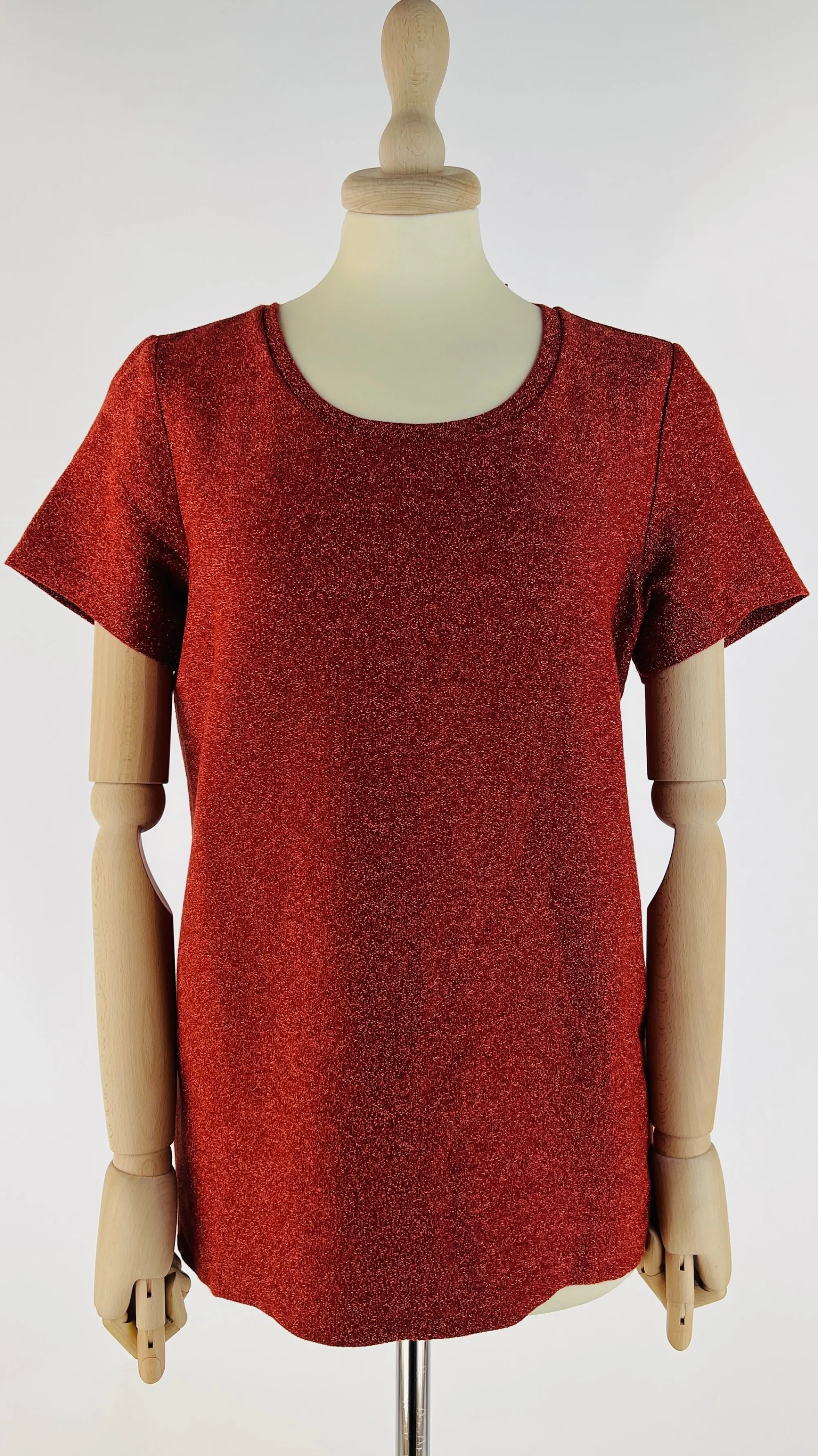 Donna Scotch u0026 Soda T-shirts E Bluse>T-shirt lamè con cartellino