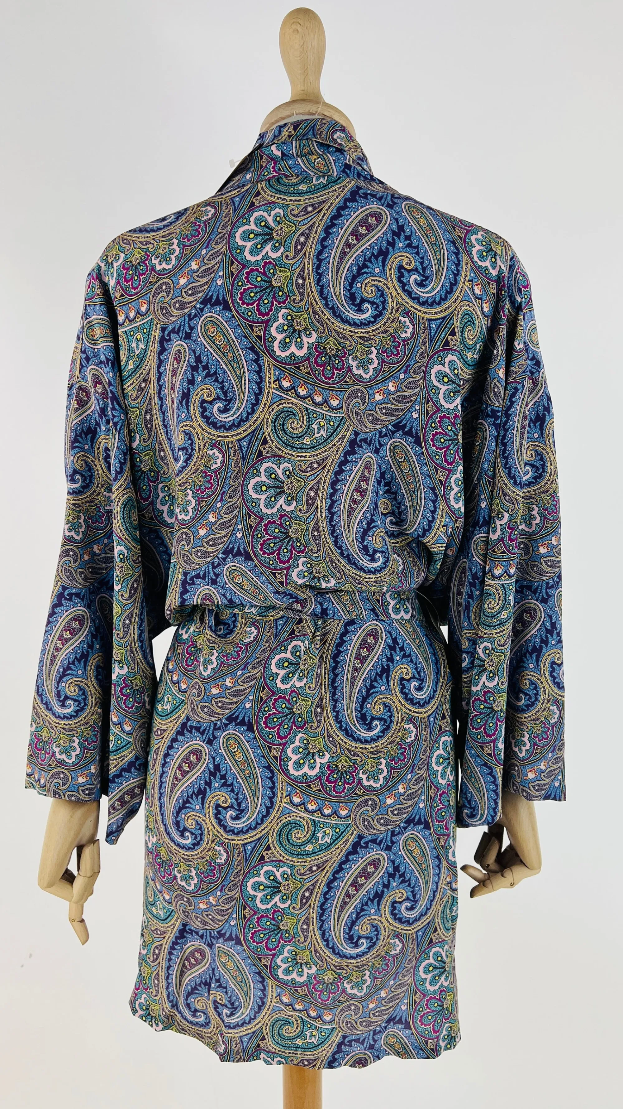 Donna ETRO Longsleeves | Fantasie>Vestaglia paisley con cinta