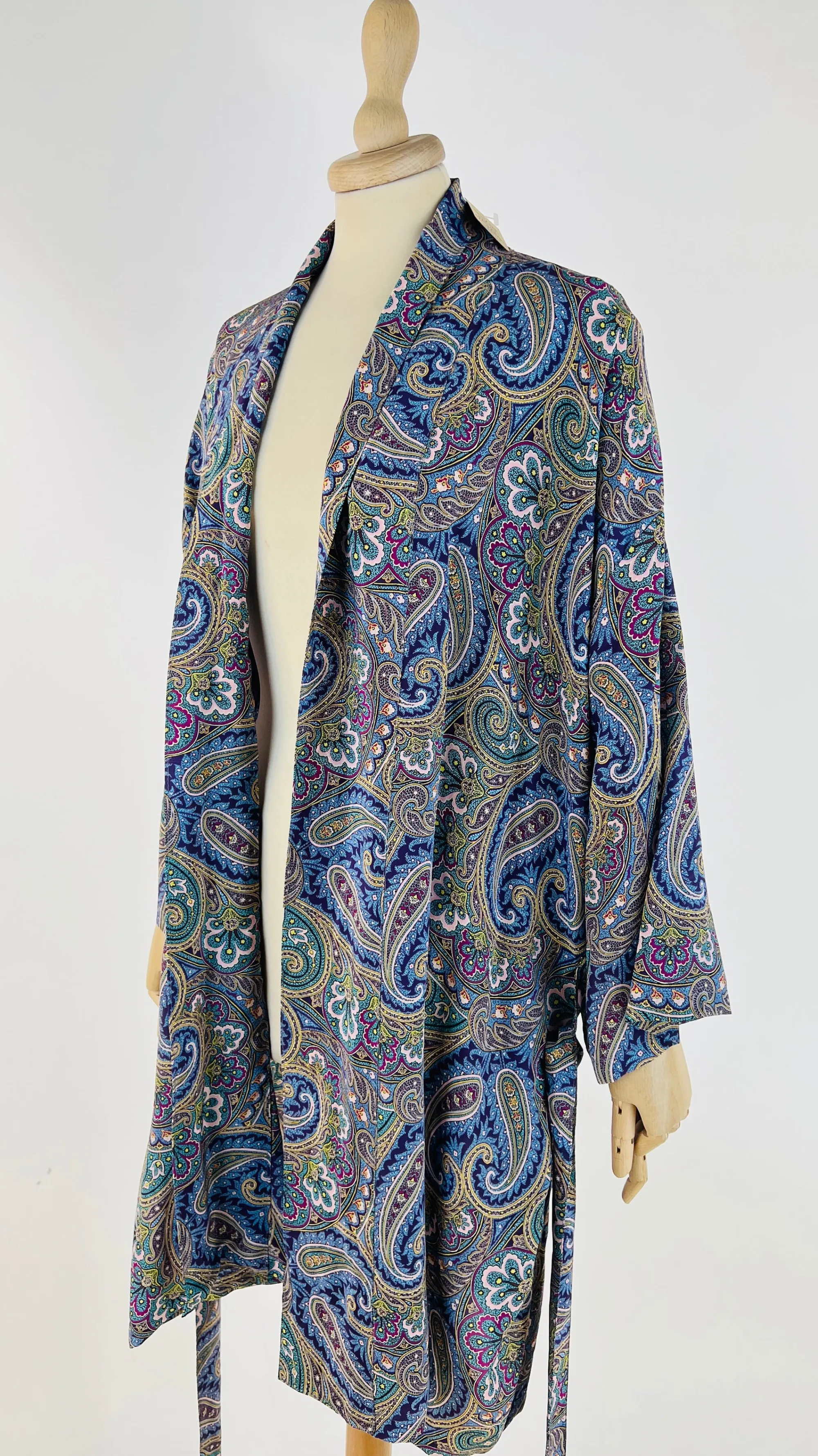 Donna ETRO Longsleeves | Fantasie>Vestaglia paisley con cinta